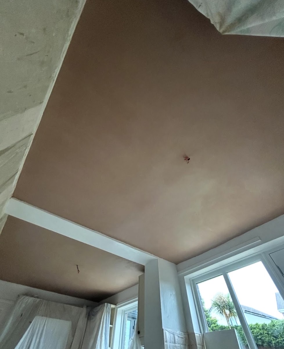 Plastering work in progress — surfaces prepared and skimmed by AG Plastering & Rendering
